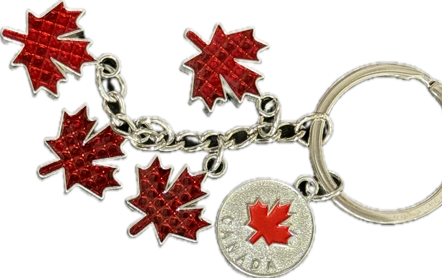 Canada Wooden & Charms Keychains