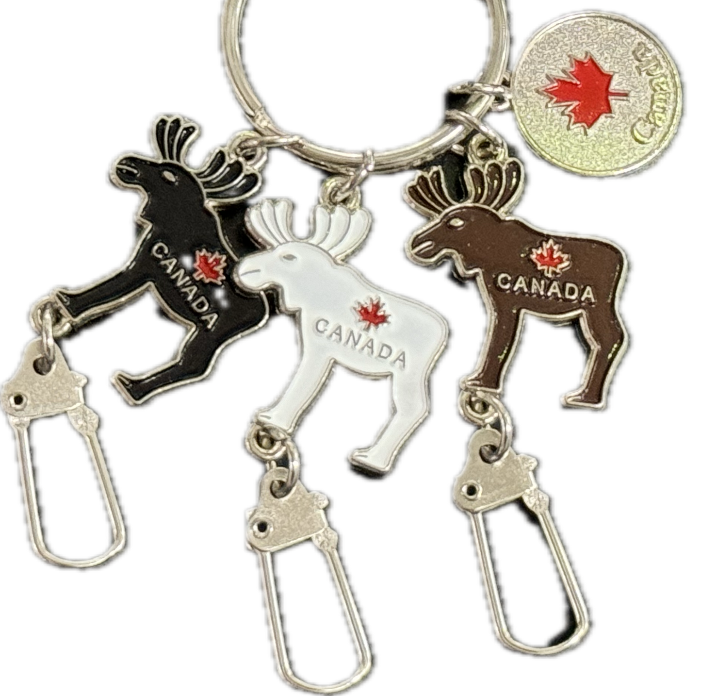 Canada Wooden & Charms Keychains