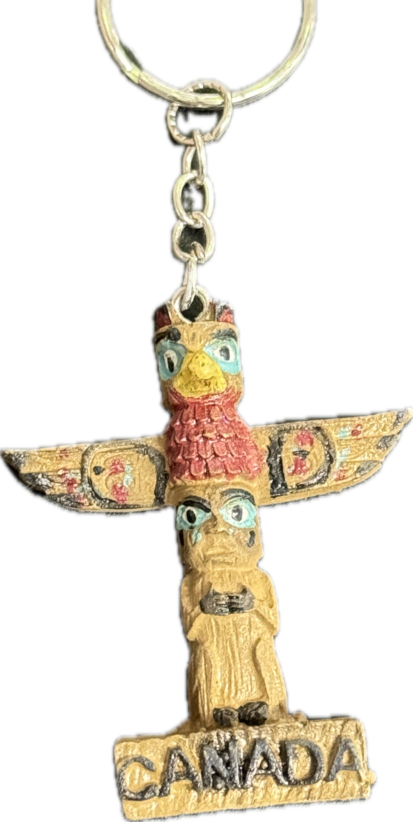 Canada Wooden & Charms Keychains