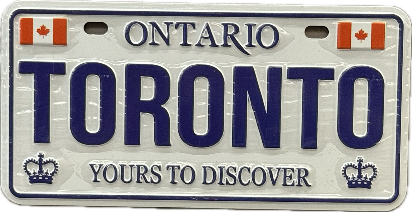 License plate magnets