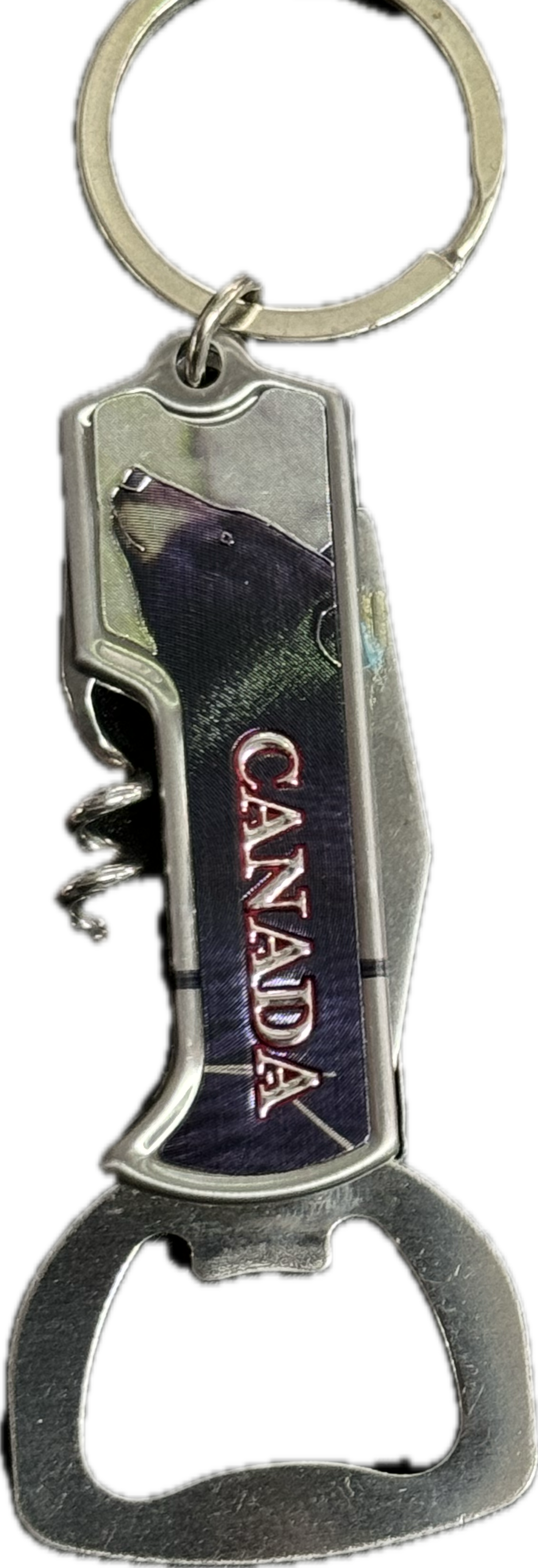 Canada Bottle Cap & Bottle Opener Keychains
