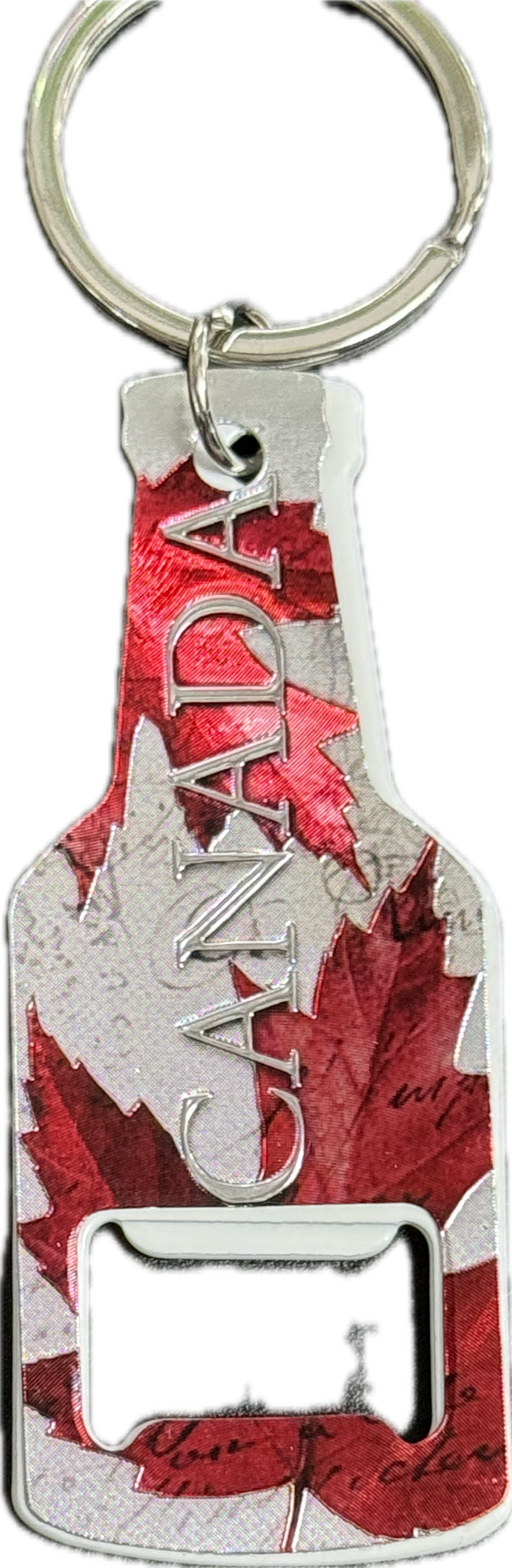 Canada Bottle Cap & Bottle Opener Keychains