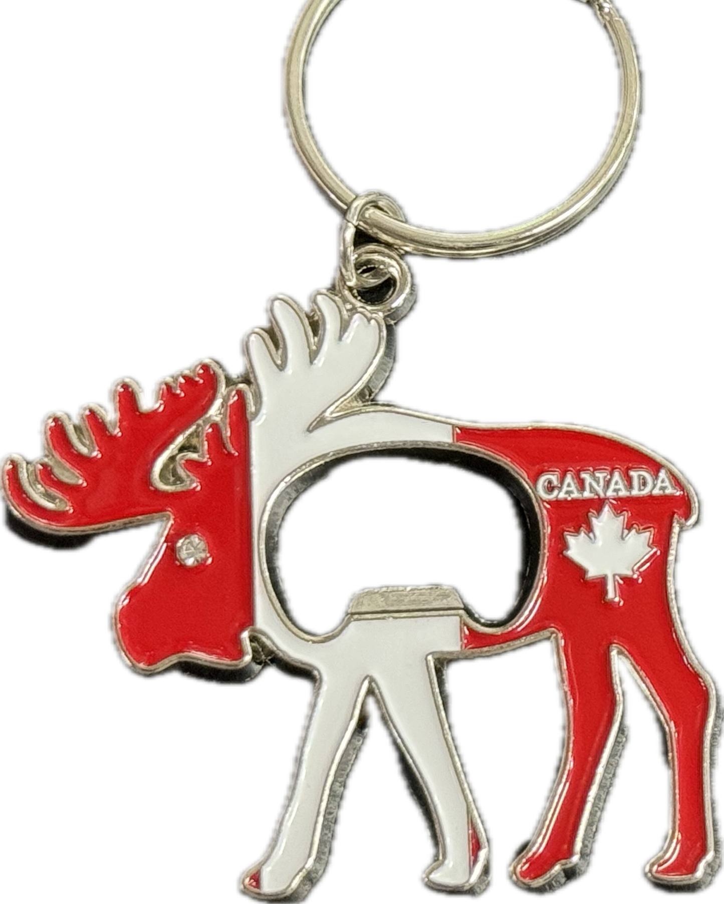 Canada Bottle Cap & Bottle Opener Keychains