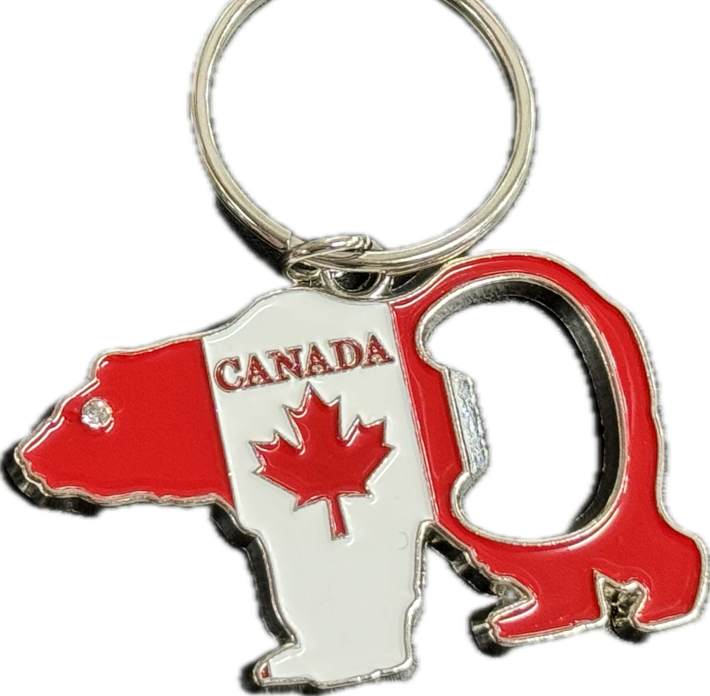 Canada Bottle Cap & Bottle Opener Keychains