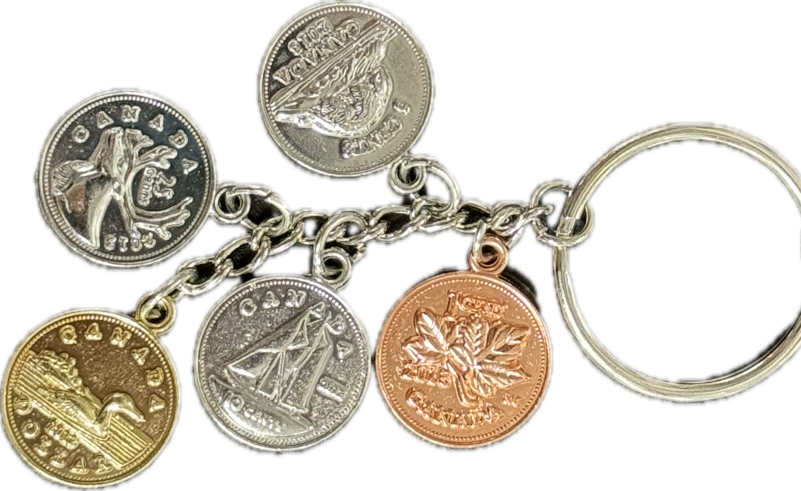 Canada Wooden & Charms Keychains – Dragon King Gifts