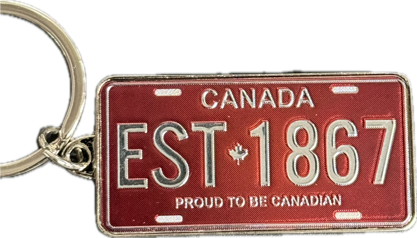 License Plate Keychains
