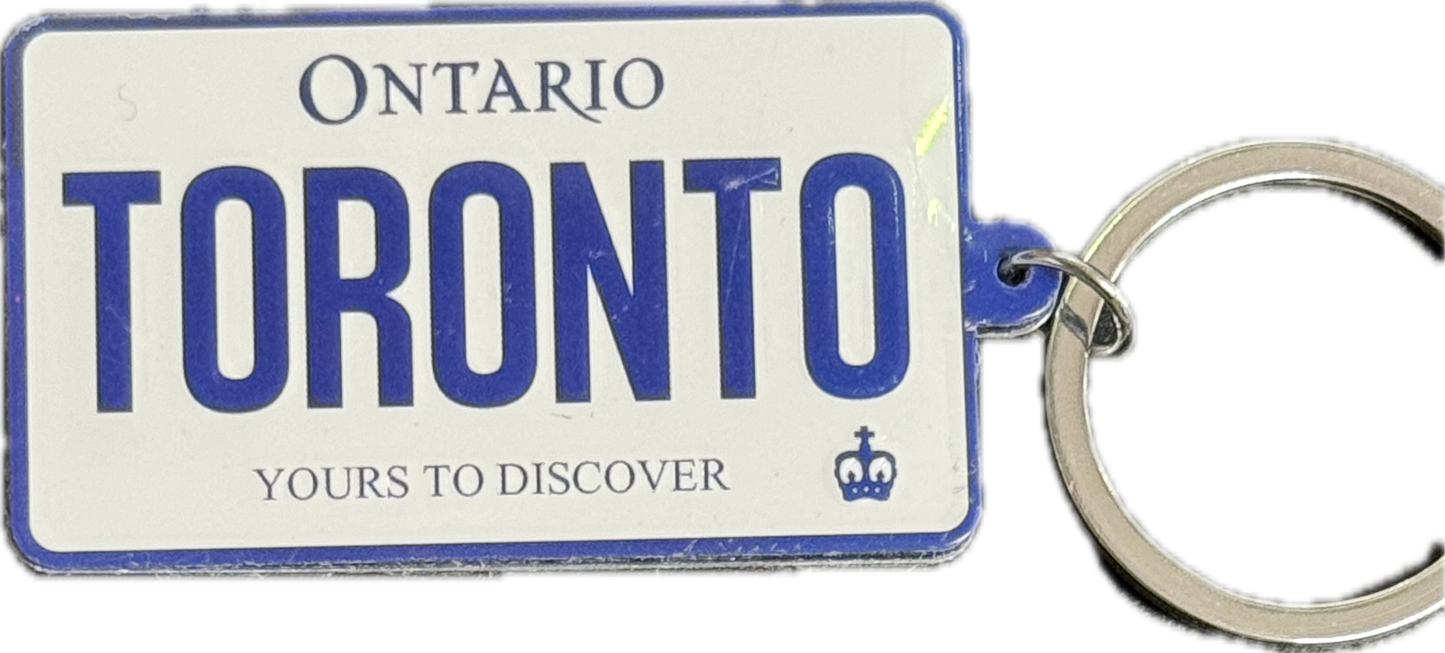 License Plate Keychains