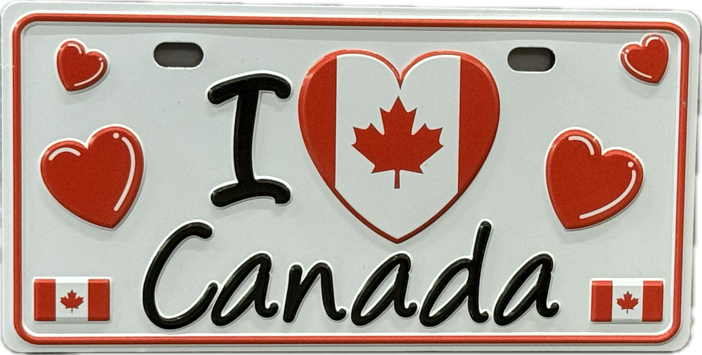 License plate magnets