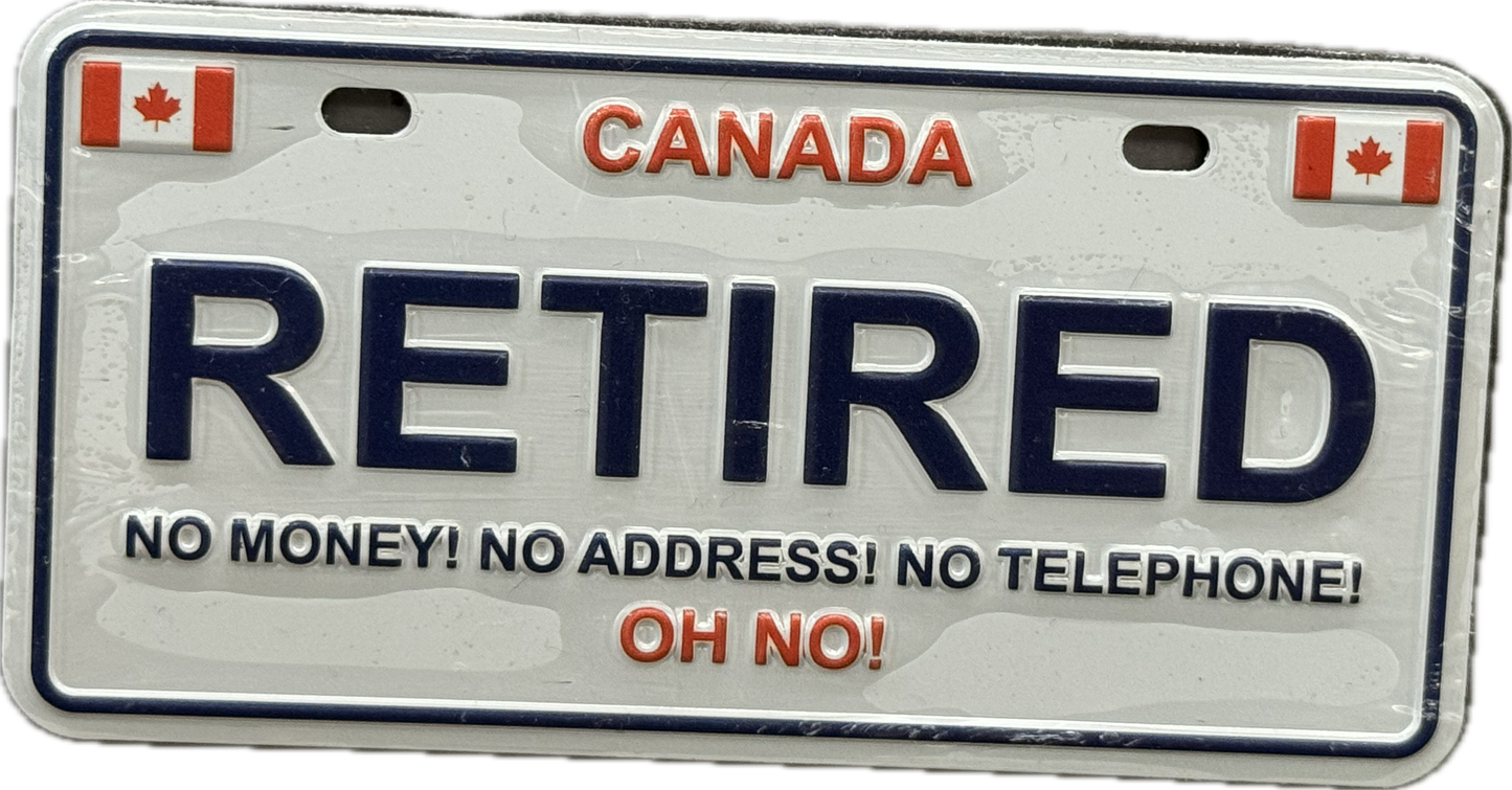 License plate magnets