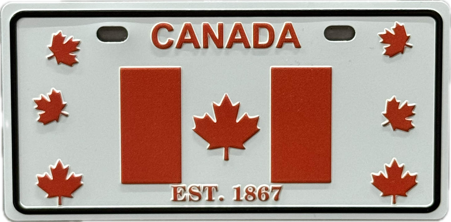 License plate magnets