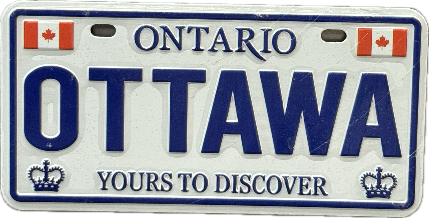 License plate magnets