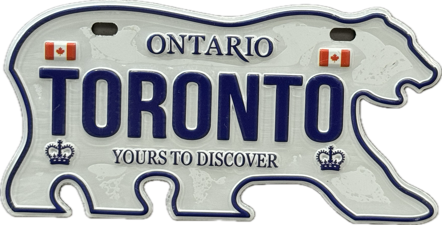 License plate magnets