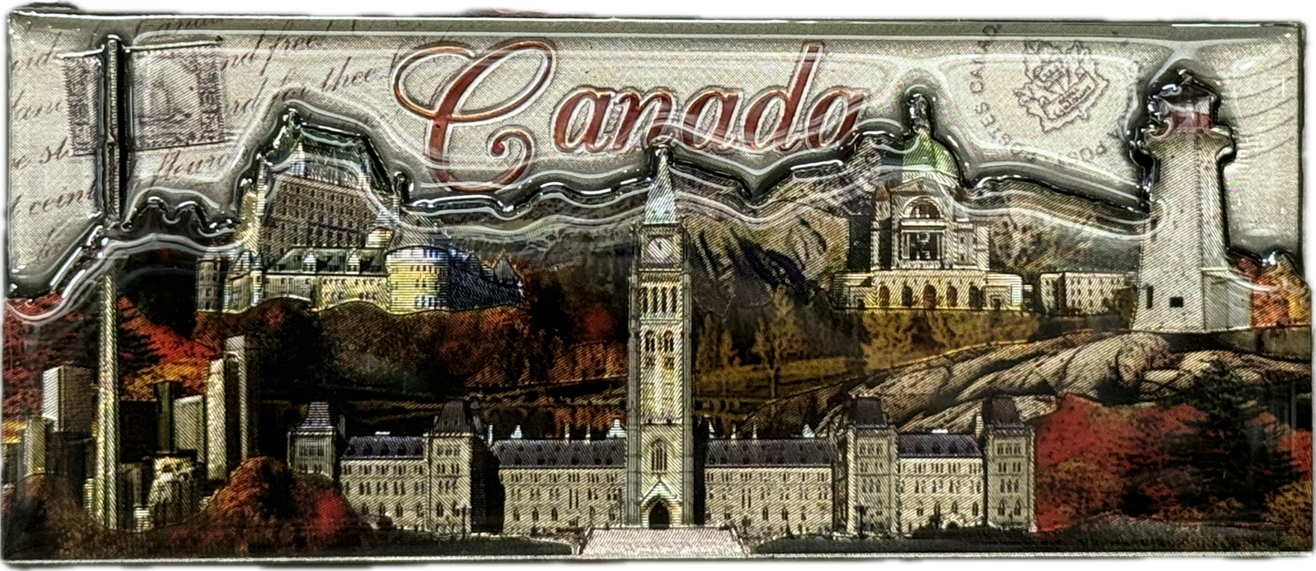 Ottawa, Niagara Falls and Vancouver Magnets