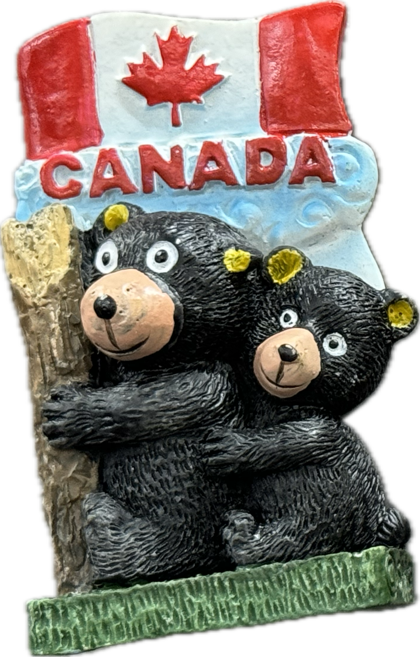 Wooden and resin magnets