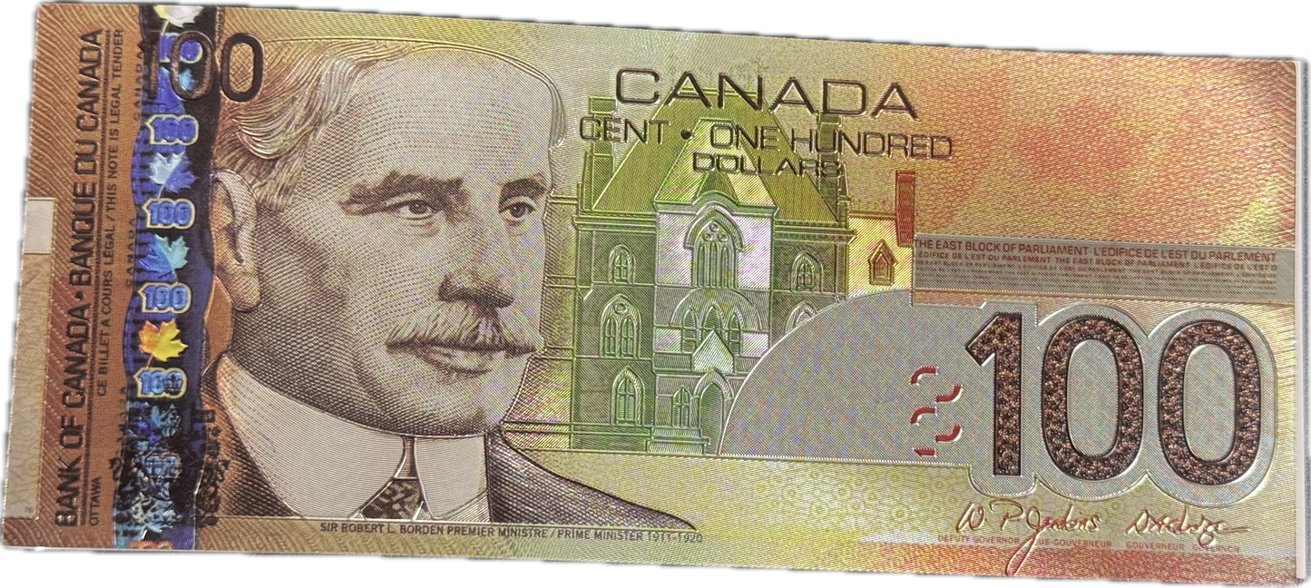 Canadian Currency Notebook