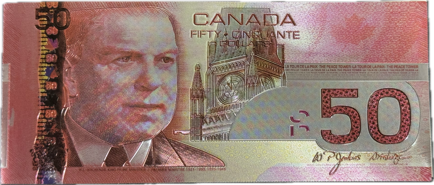 Canadian Currency Notebook